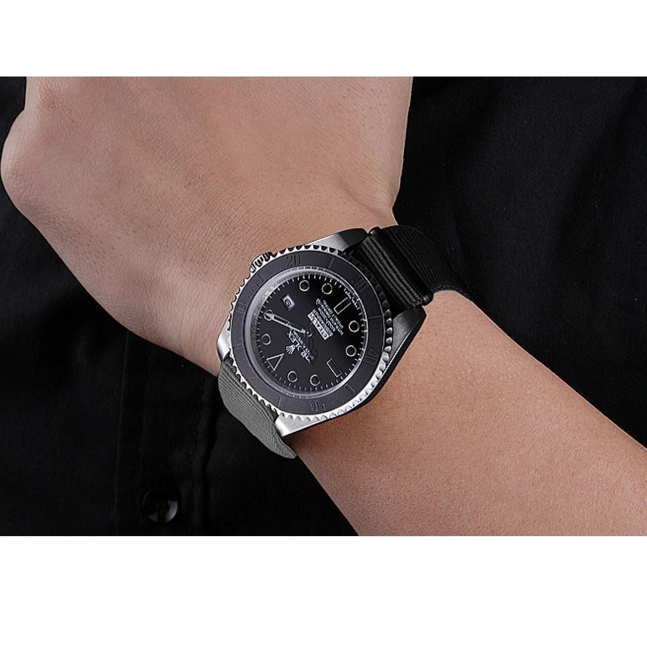 Aaa replica watch Submariner 621988 Stealth Rolex Black 0712